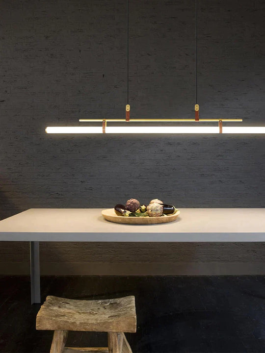 Casia V - Modern Linear LED Bar Pendant Lamp For Dinning Room Kitchen Office Space