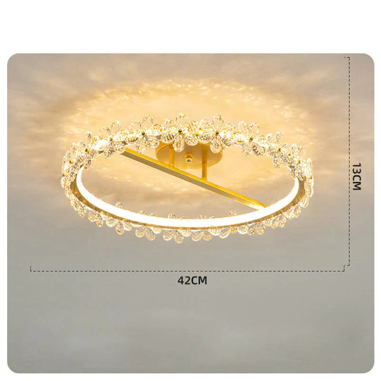 Ceiling Lamp Atmosphere Light Luxury Living Room Lamp Crystal Lamp Dining Room Lamp Creative Personality Light In The Bedroom