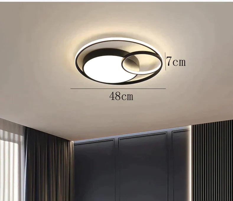 Ceiling Lamp Led Bedroom Simple Light Luxury Creative Warm Romantic Master