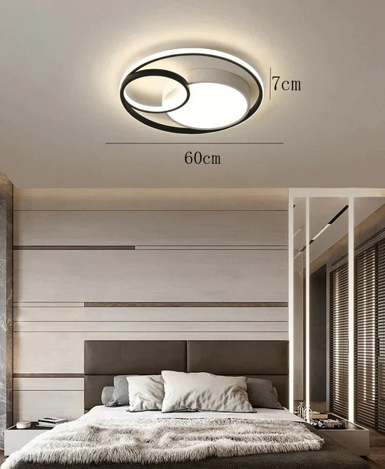 Ceiling Lamp LED Bedroom Lamp Simple Light Luxury Creative Warm Romantic Master Bedroom Lamp