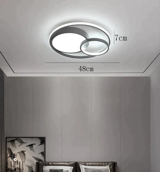 Ceiling Lamp Led Bedroom Simple Light Luxury Creative Warm Romantic Master