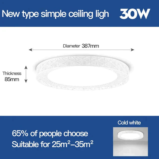 Ceiling Lights Led Ceiling Light Surface Mounted Lamp 16W 30W 50W 70W Changeable Panel Lamps For