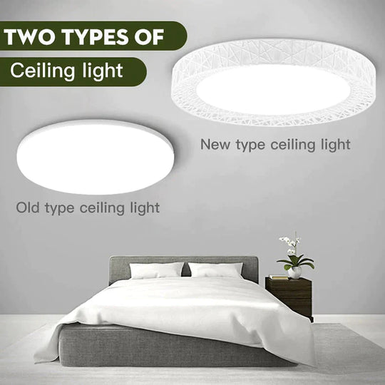 Ceiling Lights LED ceiling Light Surface Mounted Lamp 16W 30W 50W 70W Changeable Panel Lamps For Home Kitchen Lighting