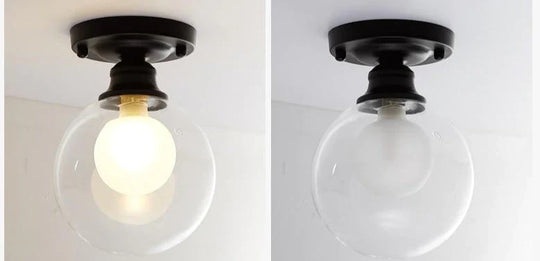 Chana - Modern Minimalist Glass Bulb Lamp Ceiling