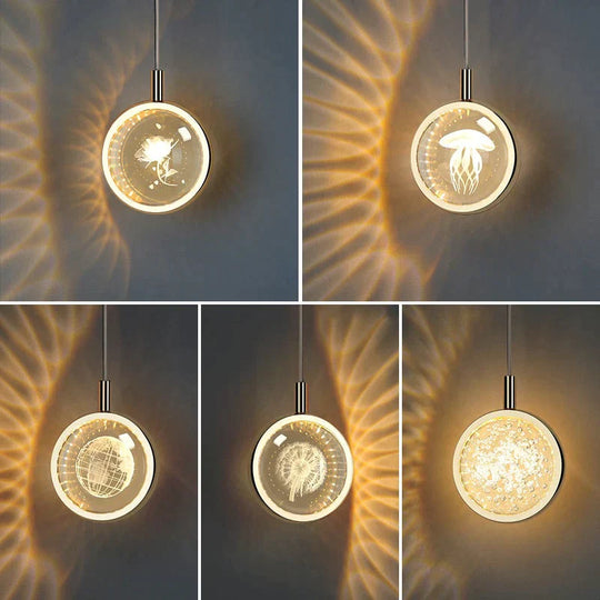 Clara - LED Crystal Glass Ball Pendant Lights for Indoor Lighting