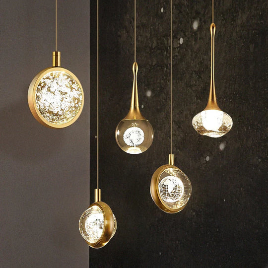 Clara - LED Crystal Glass Ball Pendant Lights for Indoor Lighting