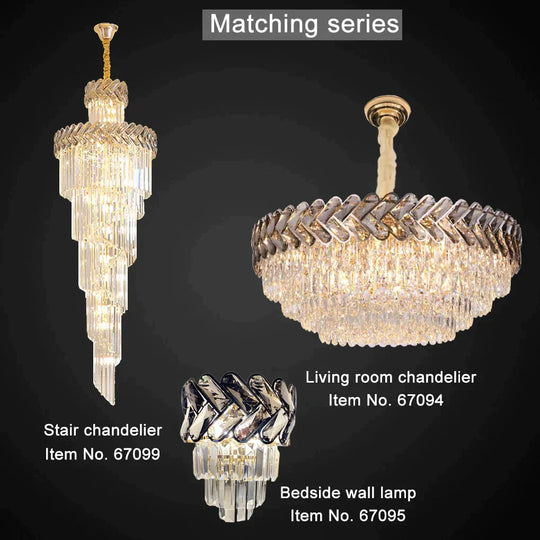 Clara - Round/Rectangle Crystal Chandelier