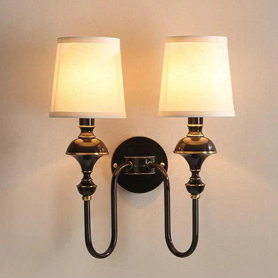 Copper Wall Lamp Simple European Living Room Background Wall Lamp Bedroom Bedside Nordic Creative Staircase Aisle Copper Wall Lamp