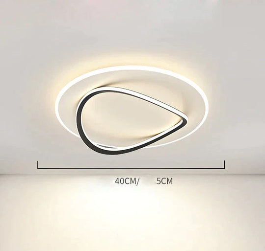 Creative Bedroom Master Lamp Minimalist Round Restaurant Room Ceiling Led Lamps