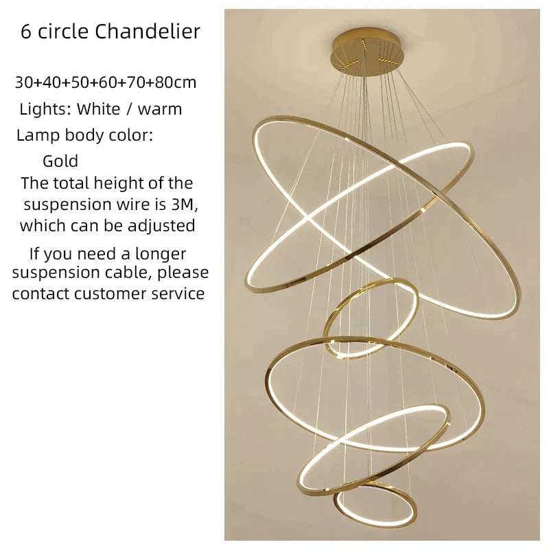 Cygnus - Unique Tiered Led Chandelier