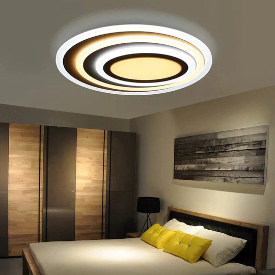 Dimming+Remote Control Modern Led Ceiling Lights For Living Room Bedroom 3 Color Temperature New Design Ceiling Lamp Fixtures