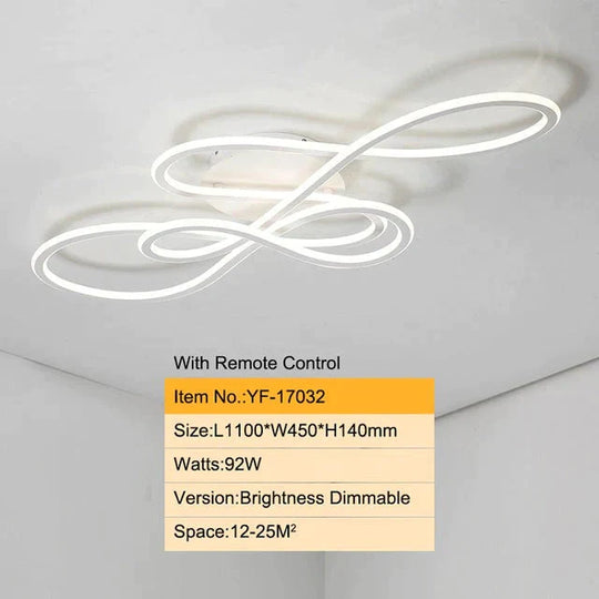 Double Glow Modern Led Ceiling Lights For Living Room Bedroom Lamparas De Techo Dimming Ceiling Lights Lamp Fixtures