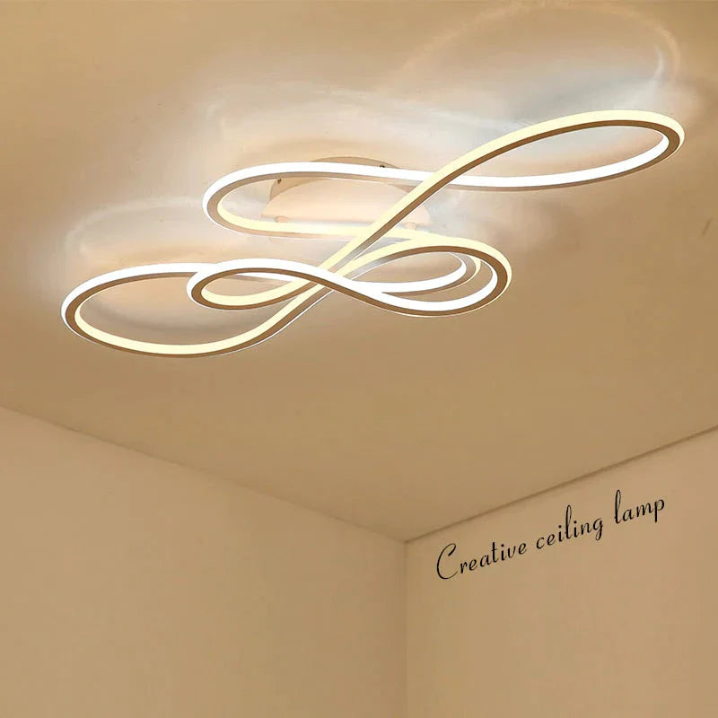 Double Glow Modern Led Ceiling Lights For Living Room Bedroom Lamparas De Techo Dimming Ceiling Lights Lamp Fixtures