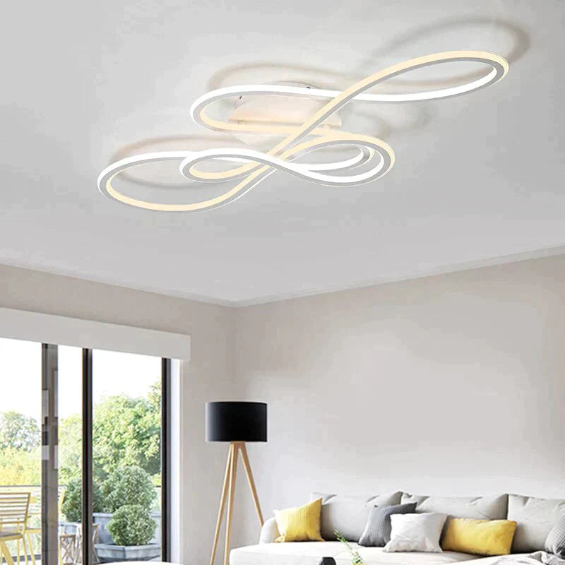 Double Glow Modern Led Ceiling Lights For Living Room Bedroom Lamparas De Techo Dimming Lamp