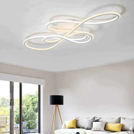 Double Glow Modern Led Ceiling Lights For Living Room Bedroom Lamparas De Techo Dimming Lamp