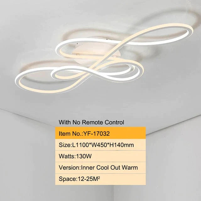 Double Glow Modern Led Ceiling Lights For Living Room Bedroom Lamparas De Techo Dimming Ceiling Lights Lamp Fixtures