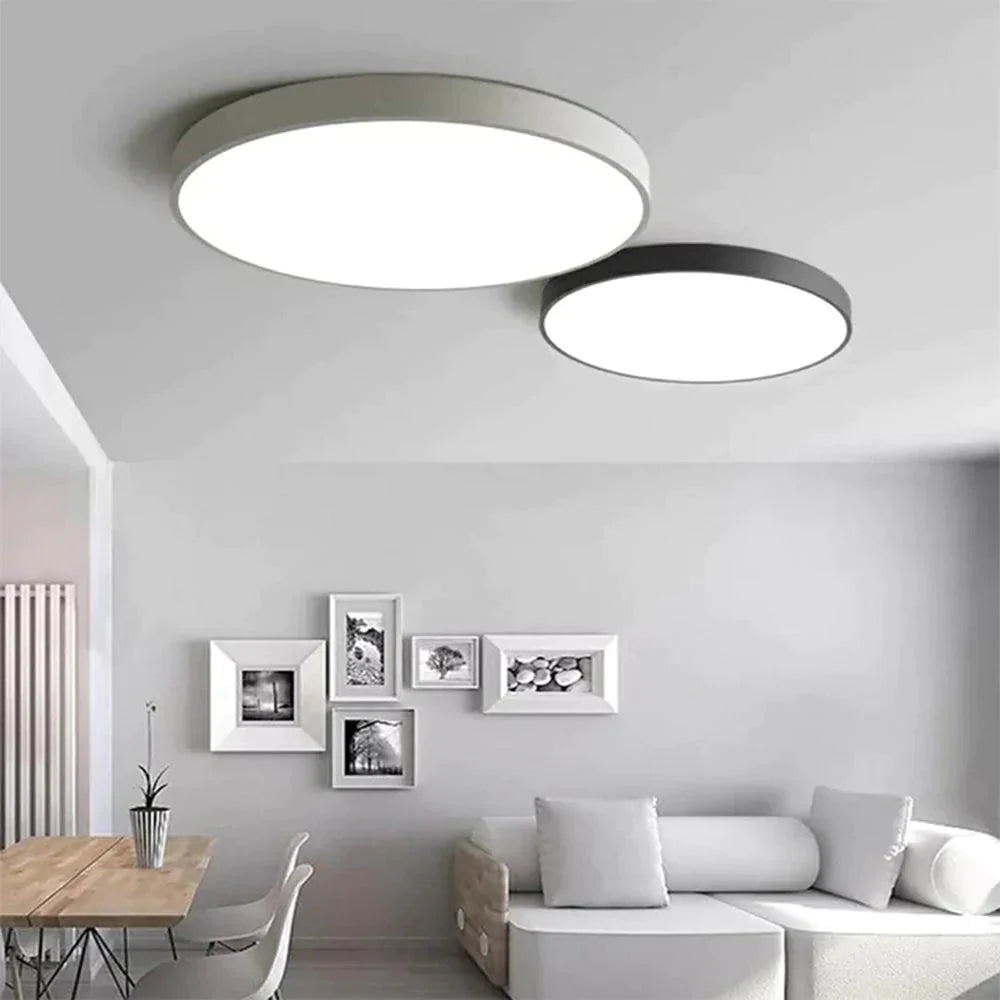 Elise - LED Simple Ceiling Lights 5CM Bedroom Study Room Remote Lamp Modern Plafonnier Led Lighting Home Indoor Decoration Plafondlamp