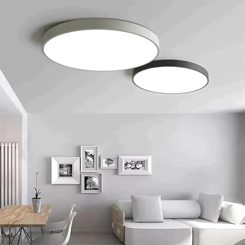 Elise - Led Simple Ceiling Lights 5Cm Bedroom Study Room Remote Lamp Modern Plafonnier Led Lighting