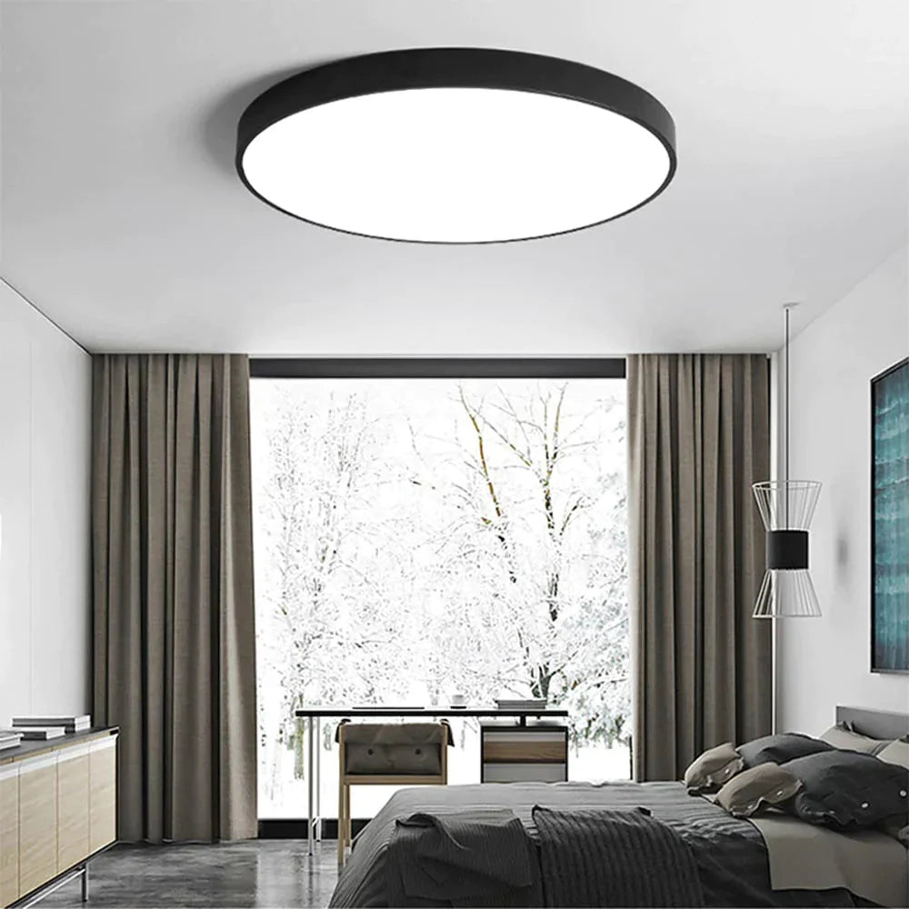 Elise - LED Simple Ceiling Lights 5CM Bedroom Study Room Remote Lamp Modern Plafonnier Led Lighting Home Indoor Decoration Plafondlamp