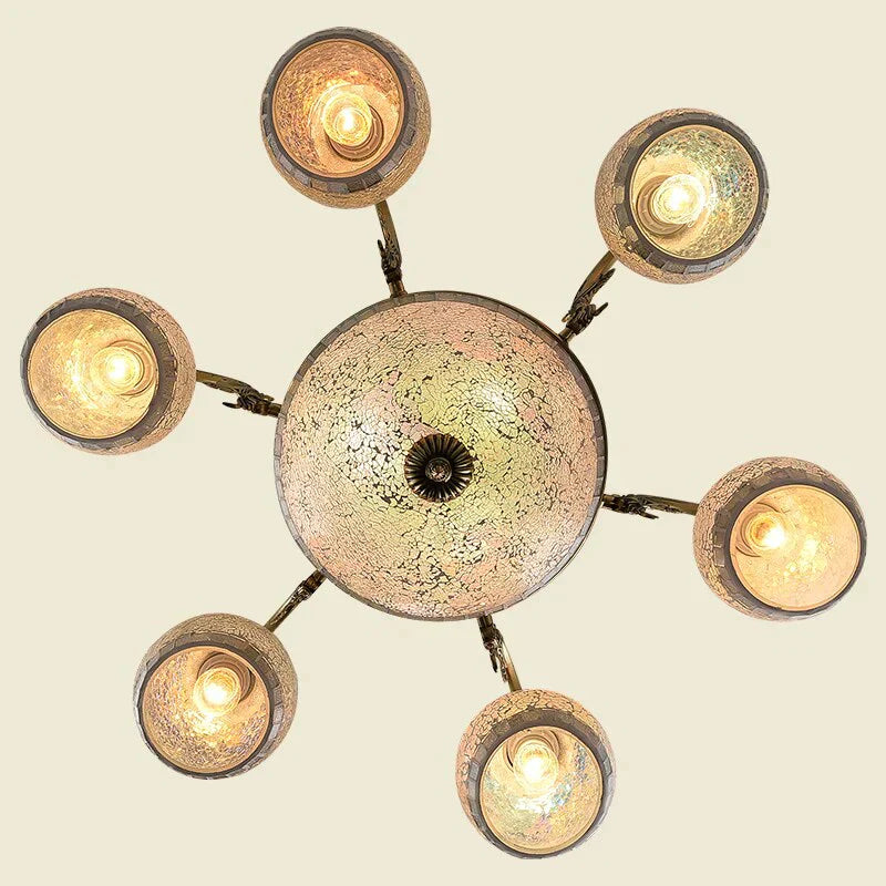 European Style Bronze Double Chandelier 3/5/6/8 Light For Living Room Ceiling