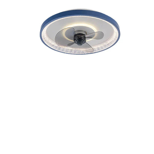 Fan Ceiling Lamp Light In The Bedroom Living Room Restaurant Invisible Fan Lamp Indoor Simple Ultra-thin Lamps