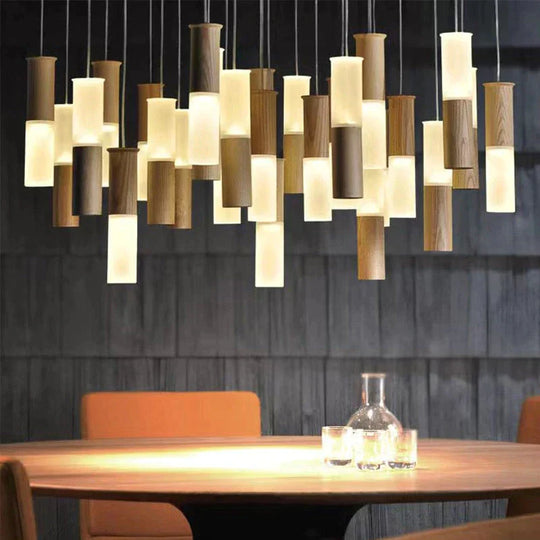 Fiela - Modern Wood Chandelier