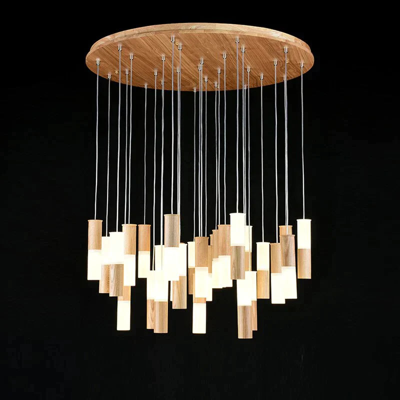 Fiela - Modern Wood Chandelier