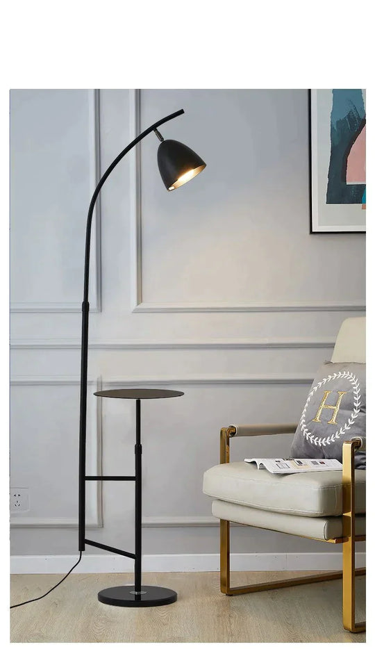 Floor Lamp Modern Simple Living Room Bedroom Study Dining Office Led Tea Table Bedside Lamps