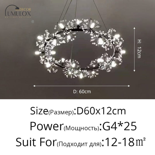 Glory - LED Flowers Chandeliers