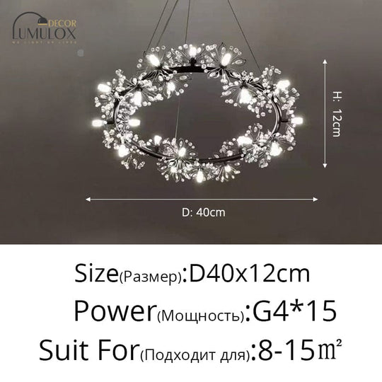 Glory - LED Flowers Chandeliers