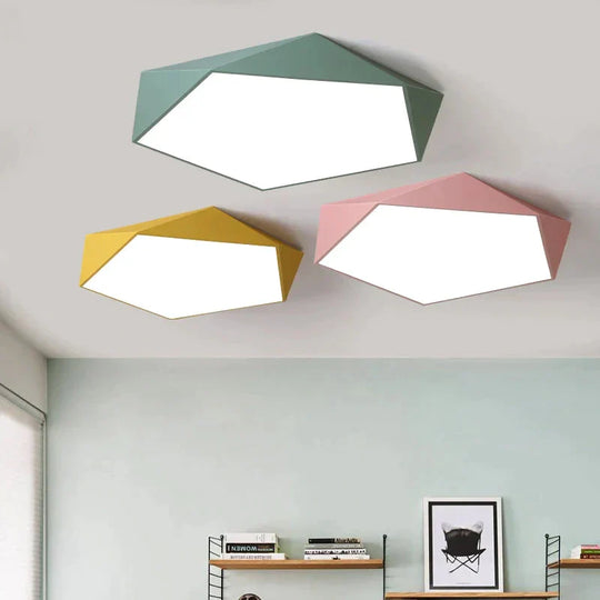 Greta-Macarons Ceiling Lights Colorful Lampshade Lamp For Living Room Bedroom Kids Room Ceiling Mount Indoor Lights Ceiling Lights