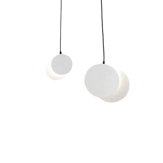 Half Moon Led Pendant Light Creative Design Aisle Living Room Bedside Dinner Decro Led Fixtures