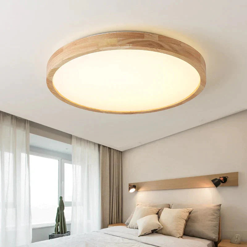 Helena- LED Ceiling Light Modern Lamp Panel Living Room Round Lighting Fixture Remote Control