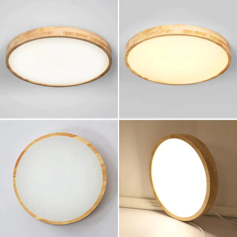 Helena- LED Ceiling Light Modern Lamp Panel Living Room Round Lighting Fixture Remote Control