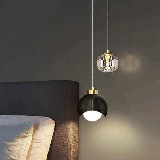 Illumia -  Crystal Chandelier Gold Black