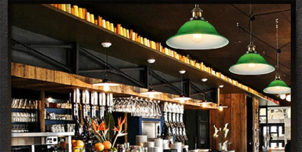 Industrial Retro Pendent Lamp Hanging Lamps Light Creative E27 Lights Restaurant Bar Cafe Home