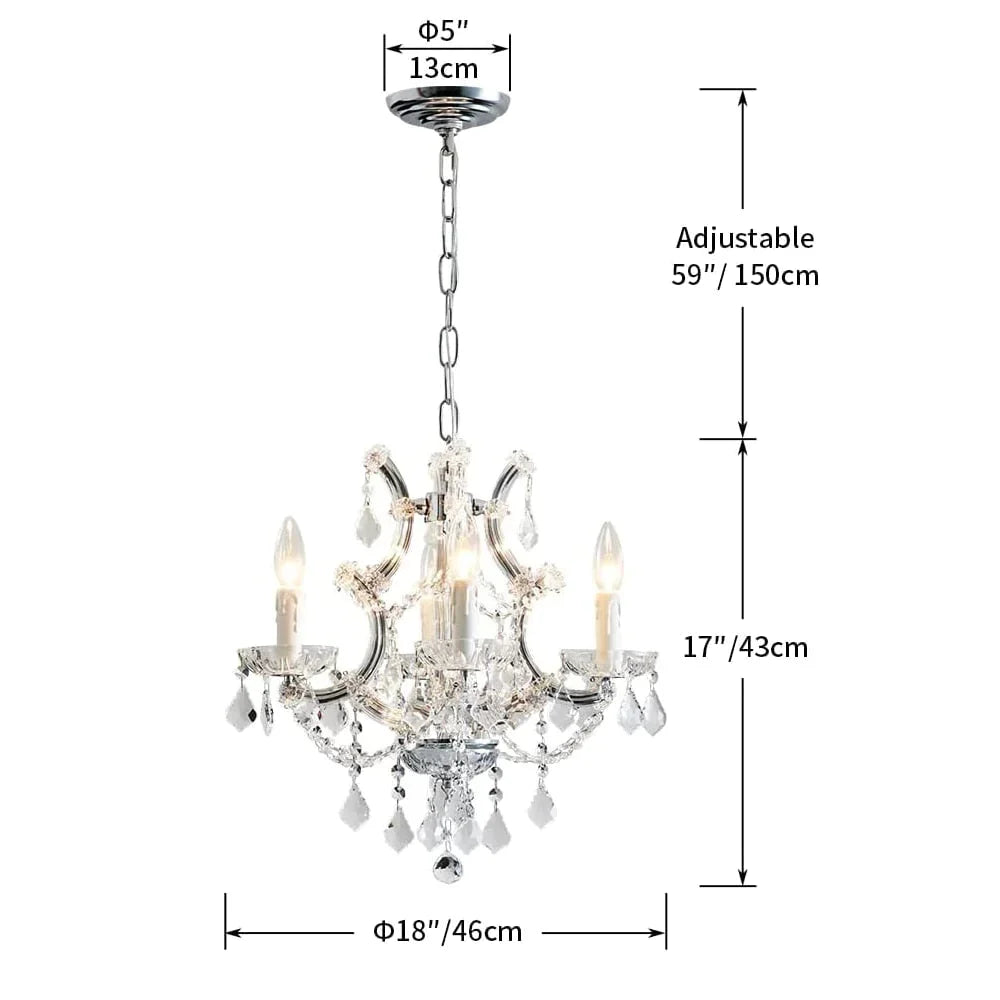 Jasen V - Europe Crystal Chandelier For Loft Living Room Bedroom Kitchen Home Decoration Chandelier