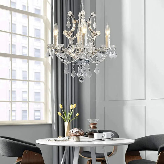 Jasen V - Europe Crystal Chandelier For Loft Living Room Bedroom Kitchen Home Decoration