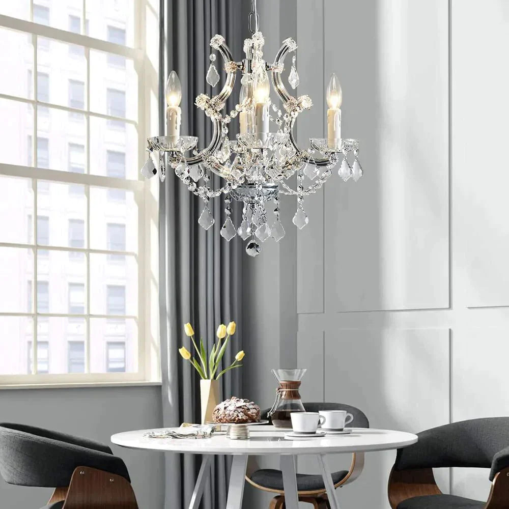 Jasen V - Europe Crystal Chandelier For Loft Living Room Bedroom Kitchen Home Decoration Chandelier