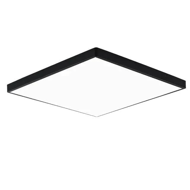 Lauren- Led Ceiling Light Acryl Alloy Modern Lamp Living Room Lighting Round & Square 3Cm Super Thin