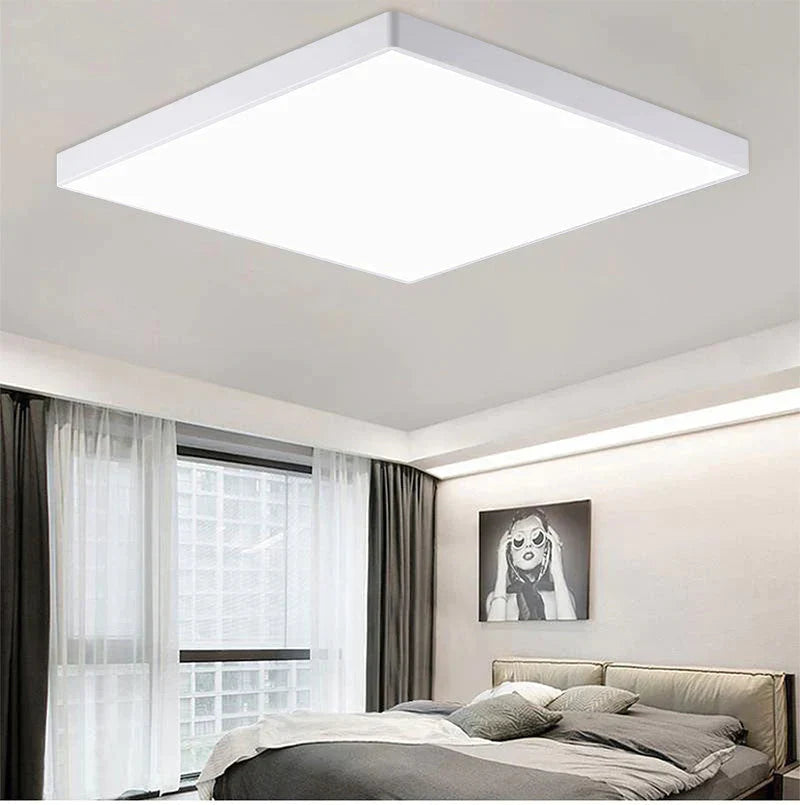 Lauren- LED Ceiling Light Acryl Alloy Modern Lamp Living Room Lighting Round & Square 3CM Super Thin LED Light for Bedroom Kitchen