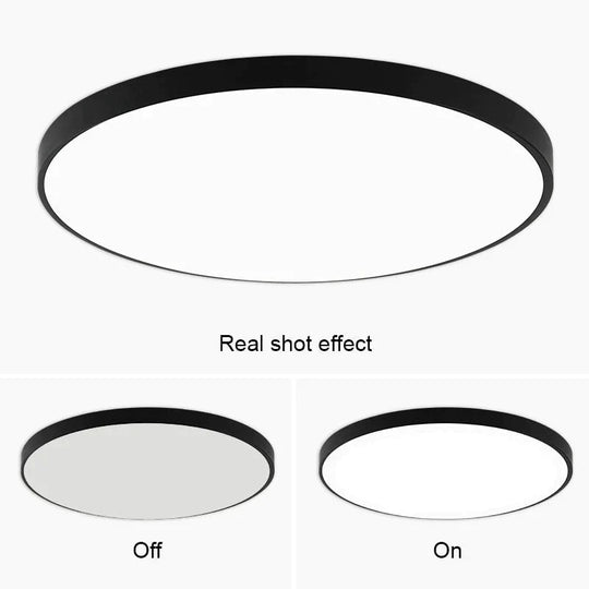 Lauren- LED Ceiling Light Acryl Alloy Modern Lamp Living Room Lighting Round & Square 3CM Super Thin LED Light for Bedroom Kitchen