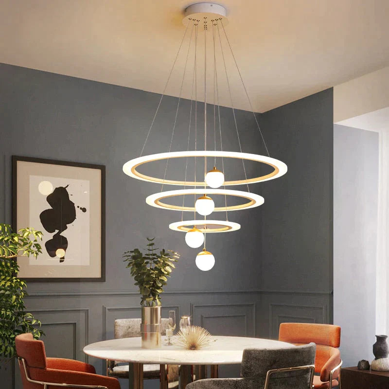 Laya - Minimalist Led Ring Pendant Light