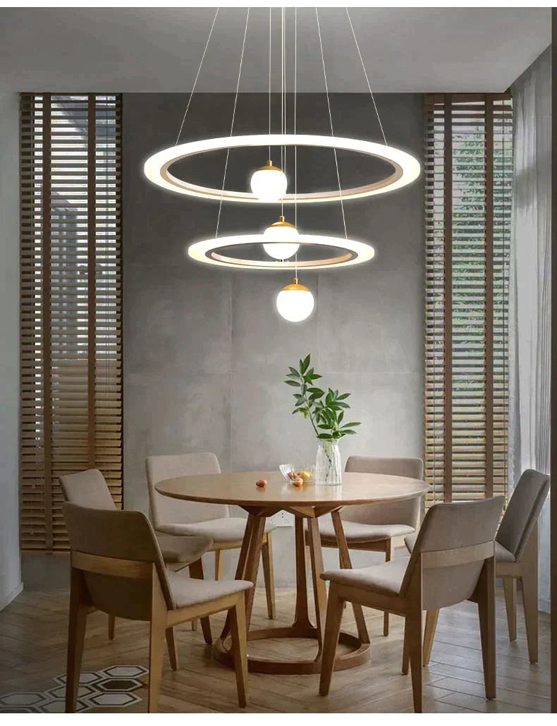 Laya - Minimalist Led Ring Pendant Light