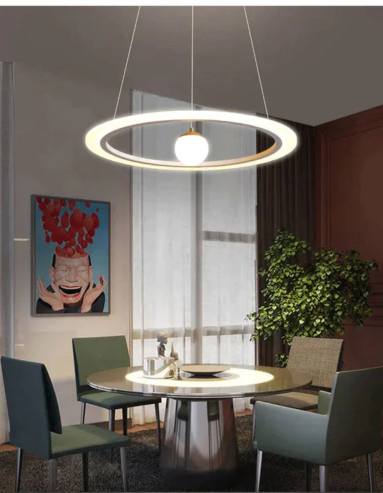 Laya - Minimalist Led Ring Pendant Light