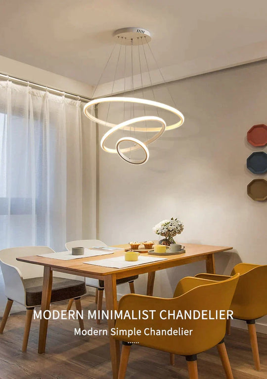 Laya - Minimalist Led Ring Pendant Light