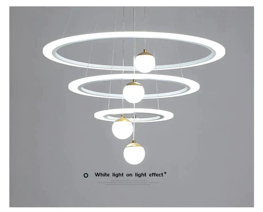 Laya - Minimalist Led Ring Pendant Light