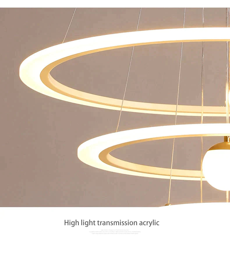 Laya - Minimalist Led Ring Pendant Light