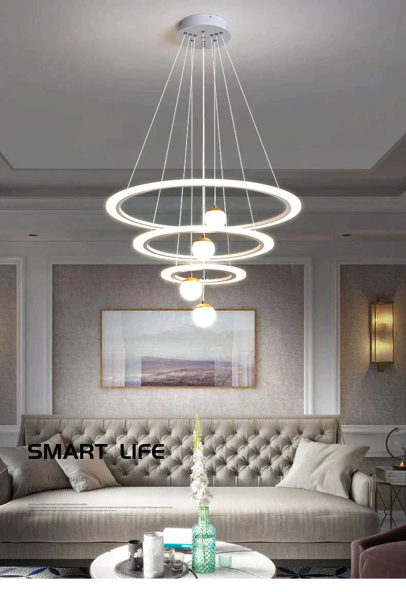 Laya - Minimalist Led Ring Pendant Light