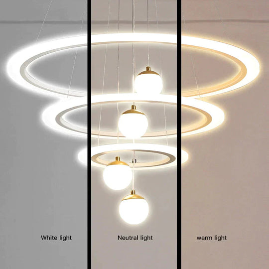 Laya - Minimalist Led Ring Pendant Light